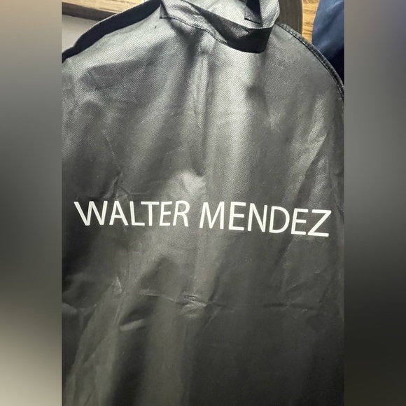 Walter Mendez silver sequined mermaid tail ball gown. - Picture 6 of 6